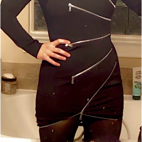 80’s black dress - Picture 1 of 4